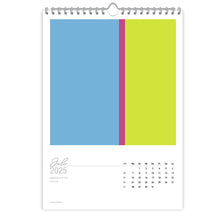 Großformatiger, moderner Kunstkalender 2025 | Format DIN A2 | WallArt Colour Explosion - Kalender - |c|o|l|o|u|r| of the day®