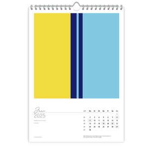 Großformatiger, moderner Kunstkalender 2025 | Format DIN A2 | WallArt Colour Explosion - Kalender - |c|o|l|o|u|r| of the day®