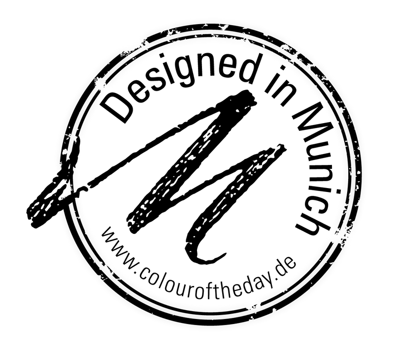 Grußkarte “fresh & shiny” mit Kuvert | Frische Aquatöne & strahlendes Gelb - Grußkarte - |c|o|l|o|u|r| of the day®