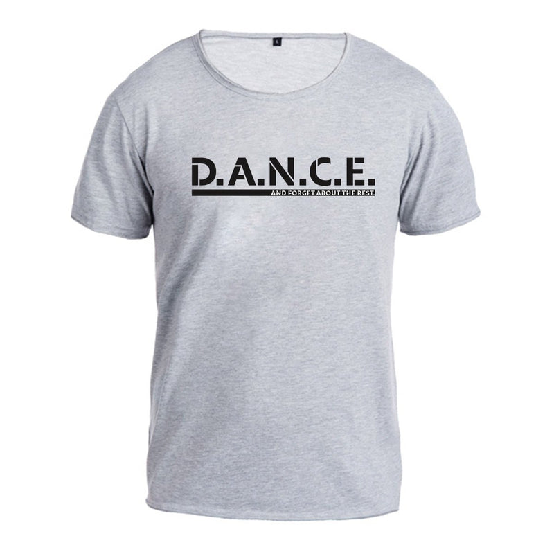 Herren Vintage T - Shirt: "D.A.N.C.E." – Cool Grey - Bekleidung - |c|o|l|o|u|r| of the day®