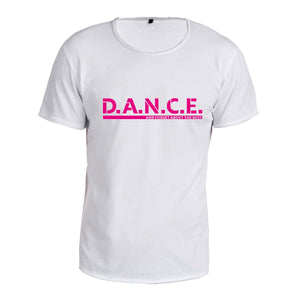 Herren Vintage T - Shirt: "D.A.N.C.E." – Innocent White / Multicolor - Bekleidung - |c|o|l|o|u|r| of the day®
