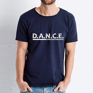 Herren Vintage T - Shirt: "D.A.N.C.E." – Navy - Bekleidung - |c|o|l|o|u|r| of the day®