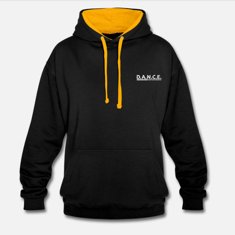 Hipper Kontrast - Hoodie "D.A.N.C.E." – 9 Farben zur Auswahl – (Unisex) - Bekleidung - |c|o|l|o|u|r| of the day®