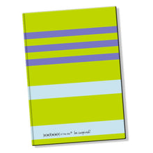 Hochwertiges Notizbuch | Formate DIN A4 + DIN A5 | Design - Cover "Positive Start" - Notizbuch - |c|o|l|o|u|r| of the day®