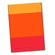 Hochwertiges Notizbuch | Formate DIN A4 + DIN A5 | Design - Cover "Sunset Glow" - Notizbuch - |c|o|l|o|u|r| of the day®