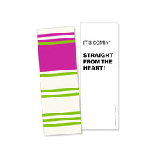 Lesezeichen "Straight from the heart" - Lesezeichen - |c|o|l|o|u|r| of the day®