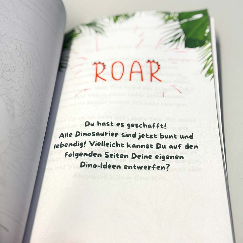 Mein Dinosaurier - Malbuch – Kreatives Ausmalen & Entdecken für Kinder von 4–8 Jahren - Malbuch - |c|o|l|o|u|r| of the day®