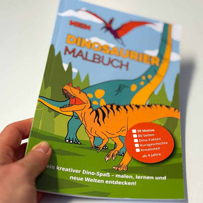 Mein Dinosaurier - Malbuch – Kreatives Ausmalen & Entdecken für Kinder von 4–8 Jahren - Malbuch - |c|o|l|o|u|r| of the day®