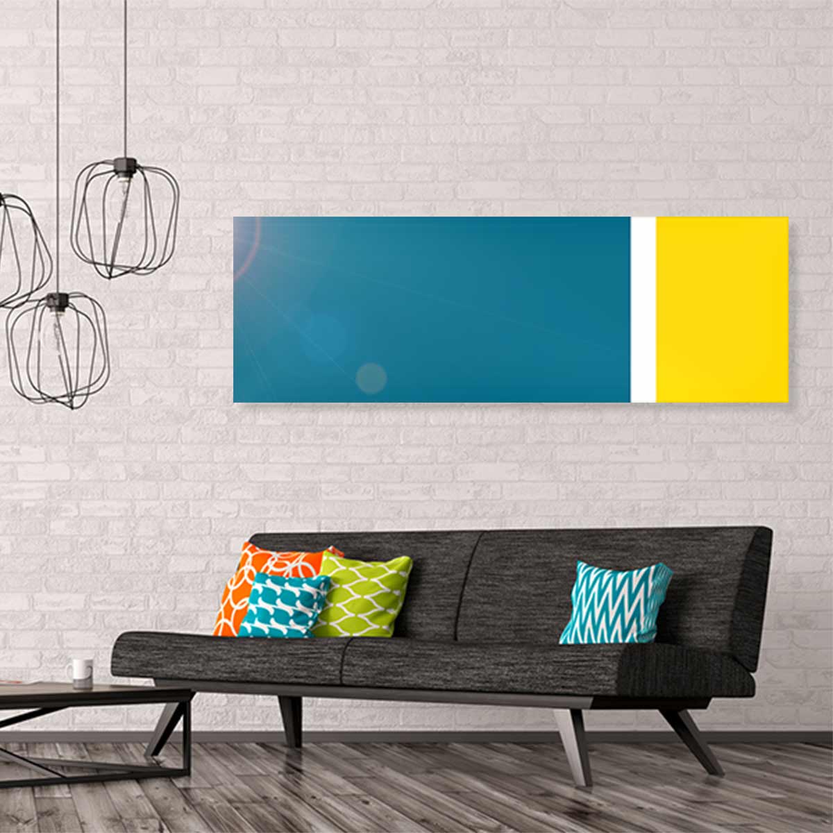 Modernes Acrylglasbild | Ausstellungsstück | Format 120x40cm | Titel: Sunshine is just around the corner! - Acrylglasbild - colour of the day®