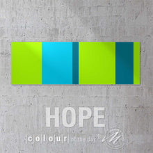 Modernes Acrylglasbild glänzend | Größen XXS – XXL | Wandbild "HOPE" - Acrylglasbild - |c|o|l|o|u|r| of the day®