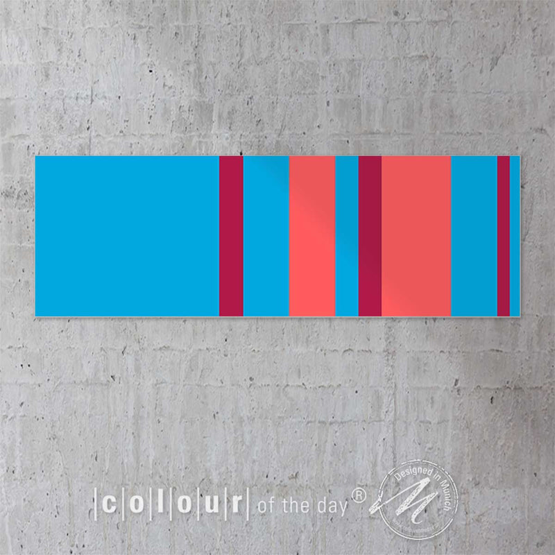 Modernes Acrylglasbild glänzend | Größen XXS – XXL | Wandbild "Never without my friends!" - Acrylglasbild - |c|o|l|o|u|r| of the day®