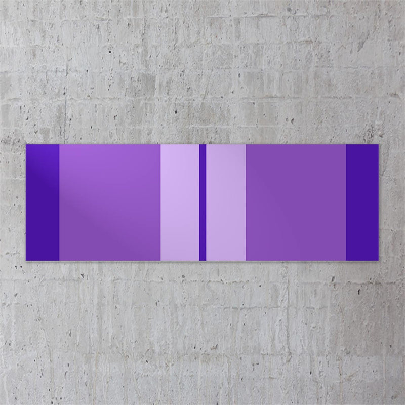 Modernes Acrylglasbild glänzend | Größen XXS – XXL | Wandbild "Purple Rain" - Acrylglasbild - |c|o|l|o|u|r| of the day®