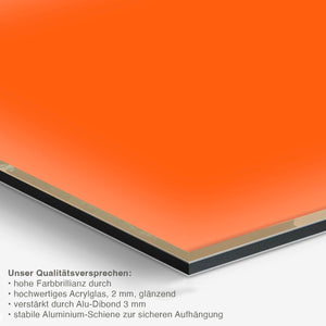 Modernes Acrylglasbild glänzend | Größen XXS – XXL | Wandbild "Subtle, but powerful". - Acrylglasbild - |c|o|l|o|u|r| of the day®