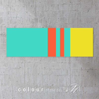 Modernes Acrylglasbild glänzend | Größen XXS – XXL | Wandbild "Take me on a Summer Holiday!" - Acrylglasbild - |c|o|l|o|u|r| of the day®