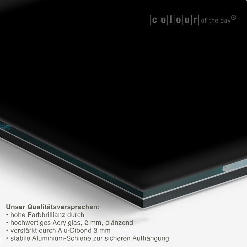 Modernes Acrylglasbild glänzend | Größen XXS – XXL | Wandbild "Things are easier than you think!" - Acrylglasbild - |c|o|l|o|u|r| of the day®