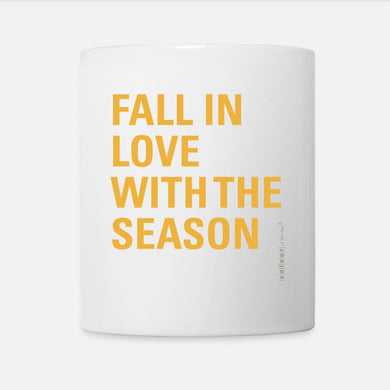 Tasse „Fall in Love with the Season“ – Für Momente voller Wärme und Stil | Keramik, 325ml - Tasse - |c|o|l|o|u|r| of the day®